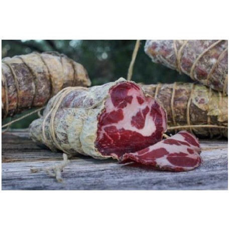 CAPOCOLLO suino nero dei Nebrodi stagionato 4/6mesi 0,300/1,5 KG